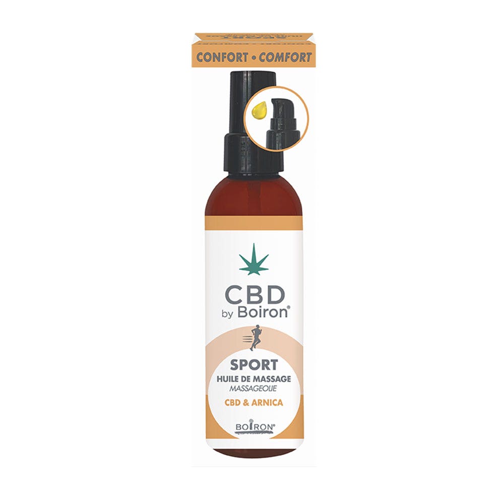 Boiron Olio da massaggio CBD e arnica 100 ml