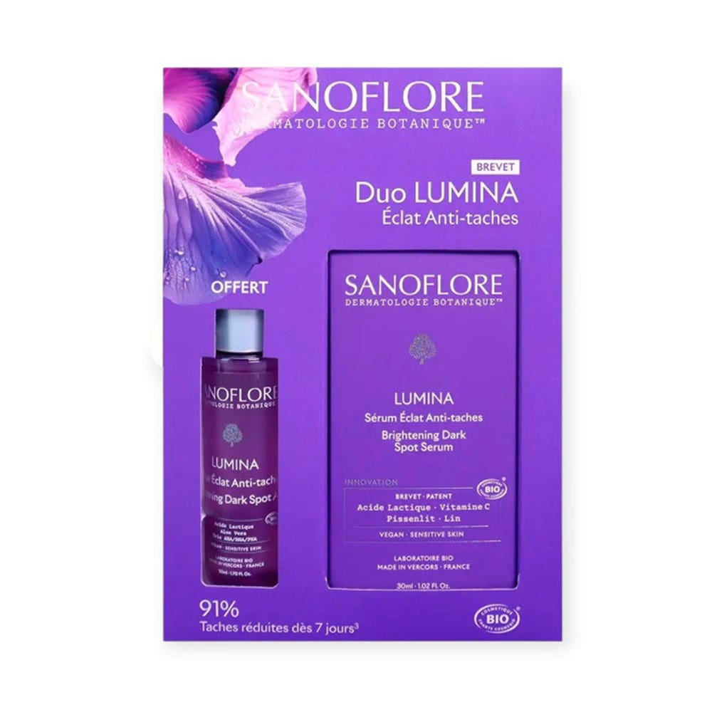 Sanoflore Cofanetto duo luminosità anti-macchie bio