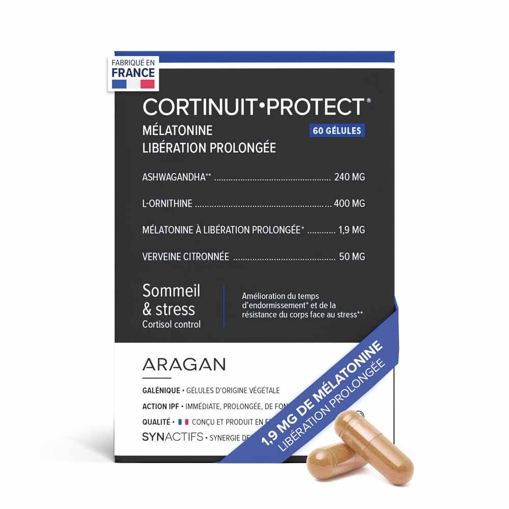 Aragan Synactifs CortiNuit ansia e sonno riparatore 60 capsule