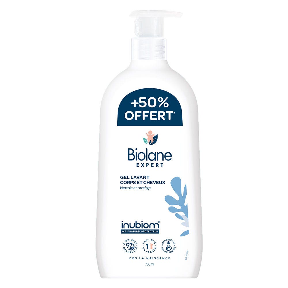 Biolane Esperto Gel doccia e shampoo bio 750 ml