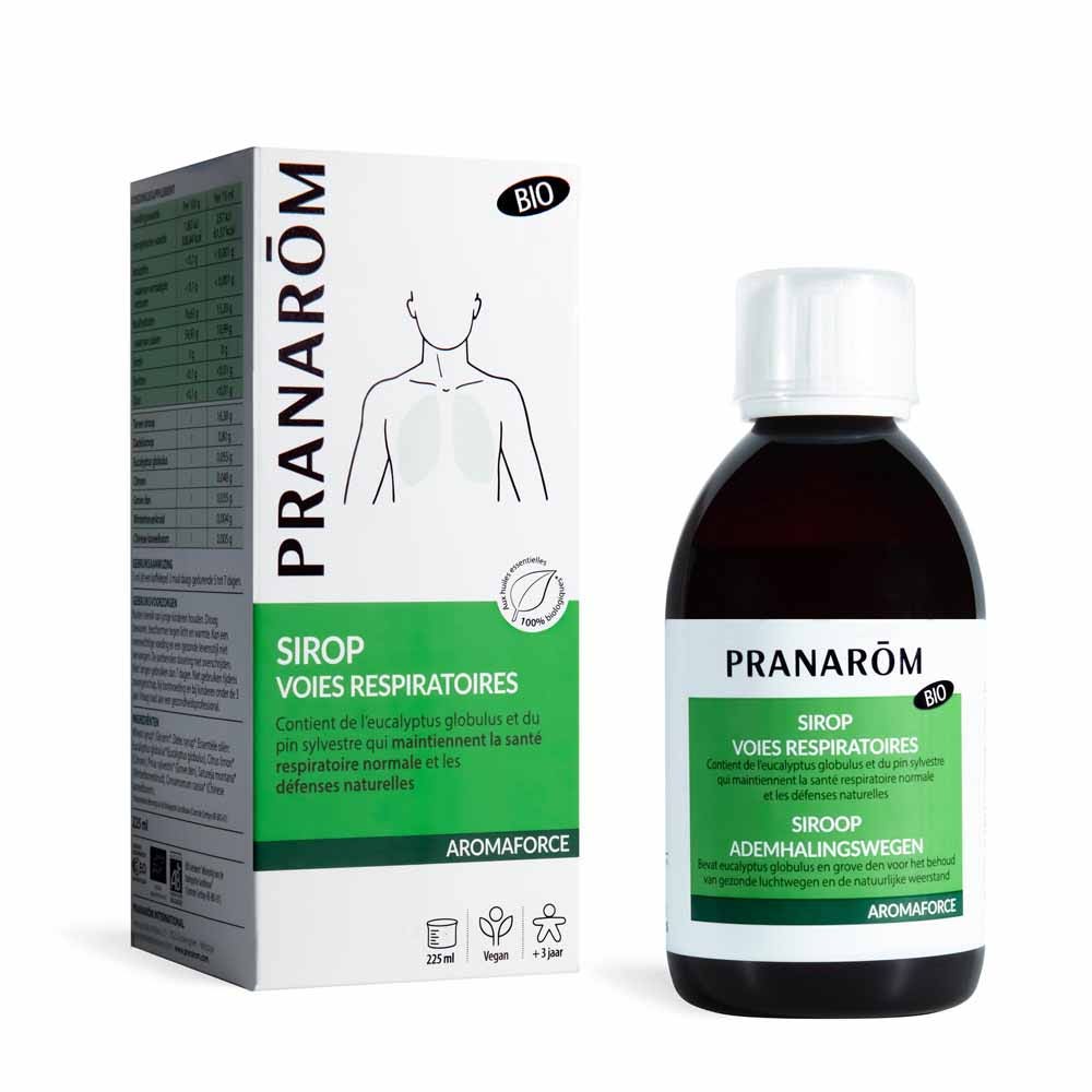 Pranarôm Aromaforce Sciroppo bio vie respiratorie 225 ml