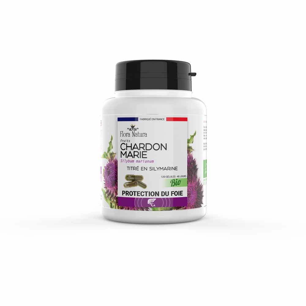 Flora Natura Cardo mariano per la protezione del fegato 120 capsule