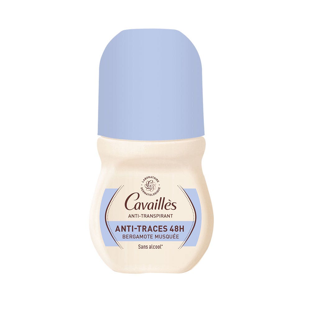 Cavaillès Absorb + Déodorant Roll-On Anti Transpirant 48H 50ml