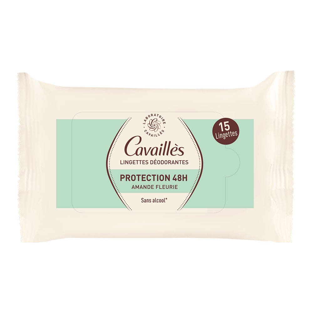 Cavaillès Dermato 48H Salviette Deodoranti x15