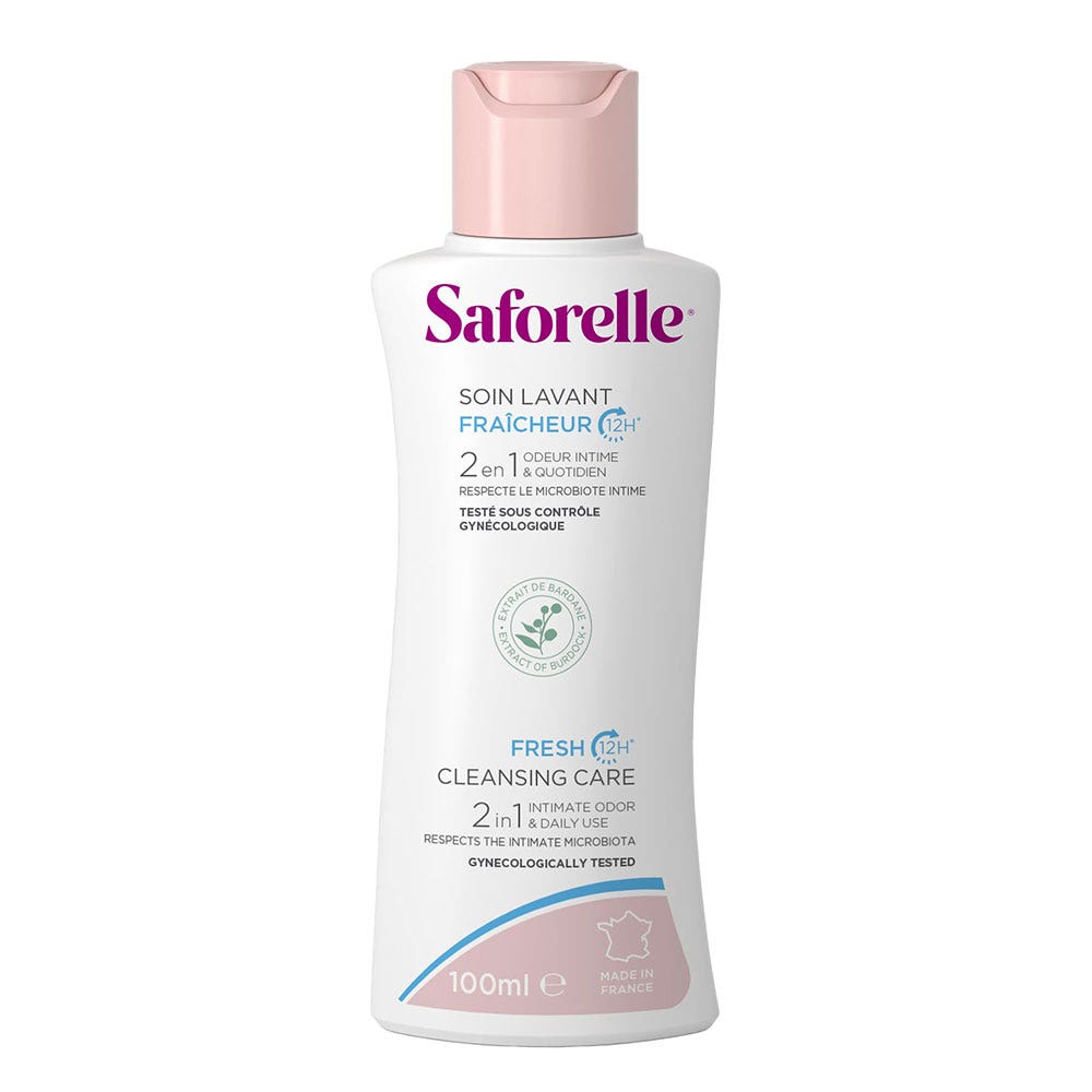 Saforelle Trattamento detergente alla bardana fresca 100ml