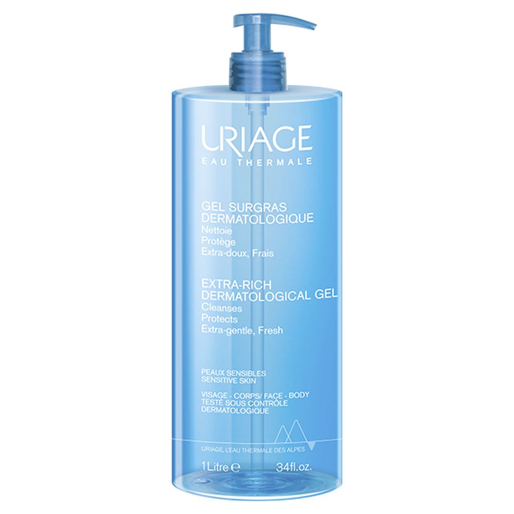 Uriage Igiene Gel doccia surgrassante dermatologico Pelle Sensibile 1L