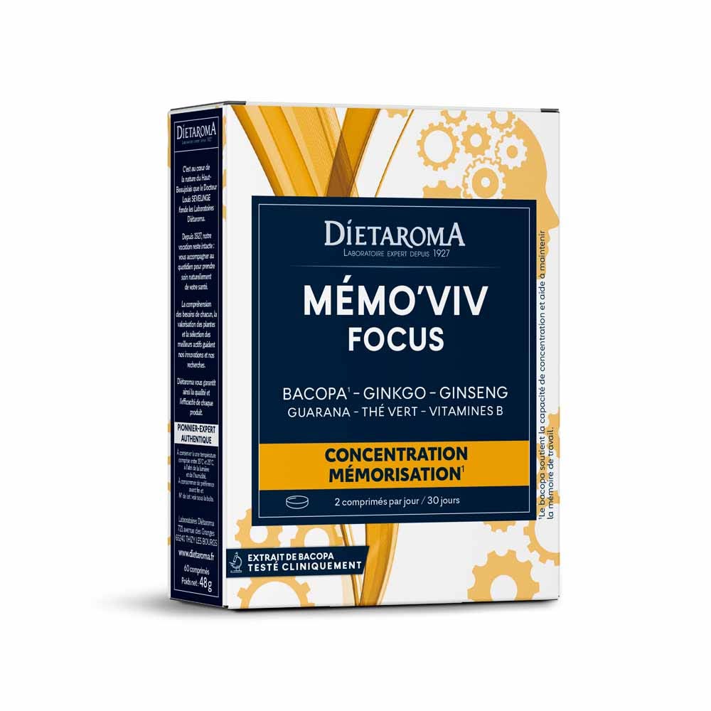 Dietaroma Mémo'Viv focus 60 compresse
