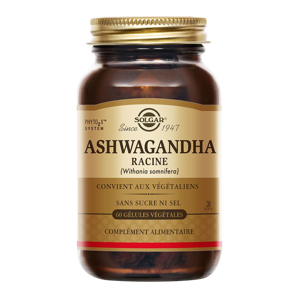 Solgar Ashwagandha per sonno, relax, affaticamento e vitalità 60 capsule