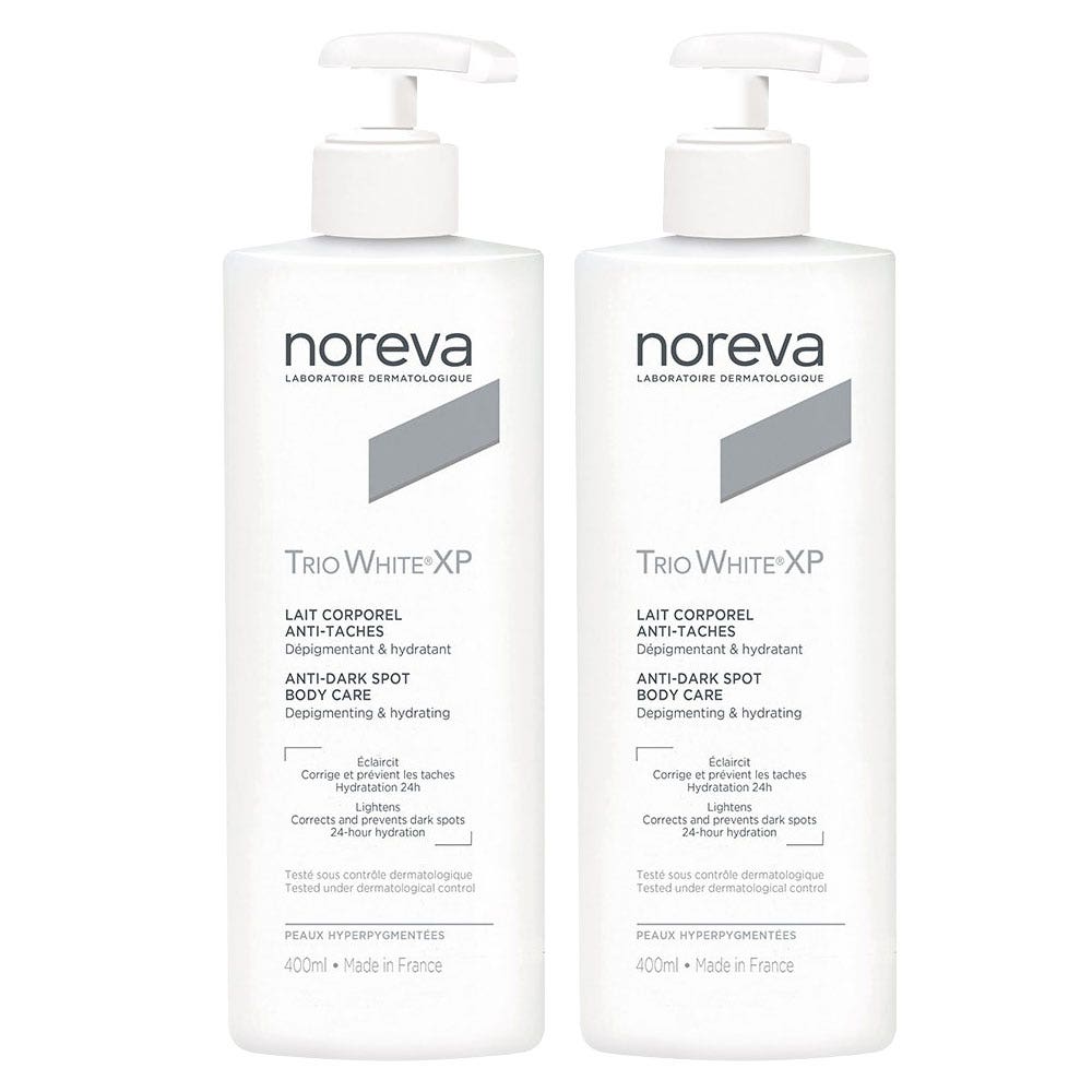 Noreva Trio White Xp Lait Corps Duo 2x400ml