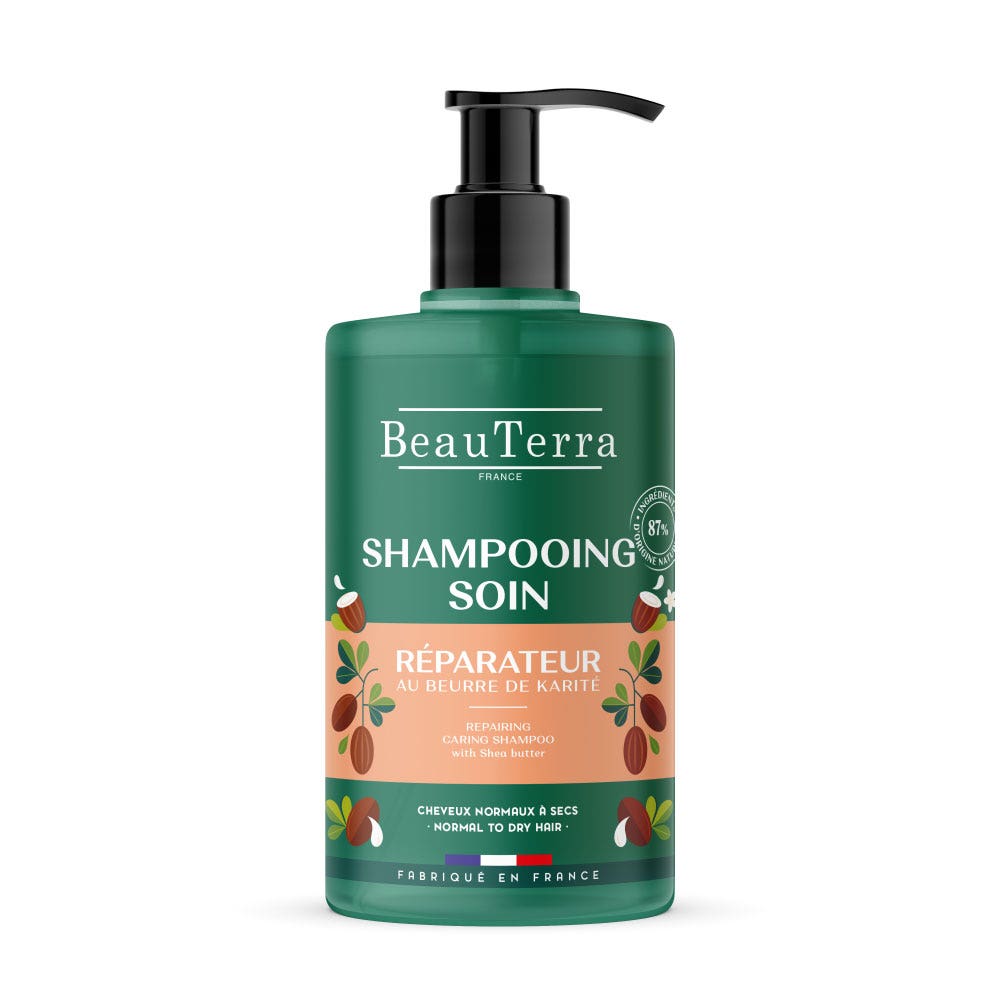 Beauterra Shampoo riparatore per capelli normali o secchi 750 ml