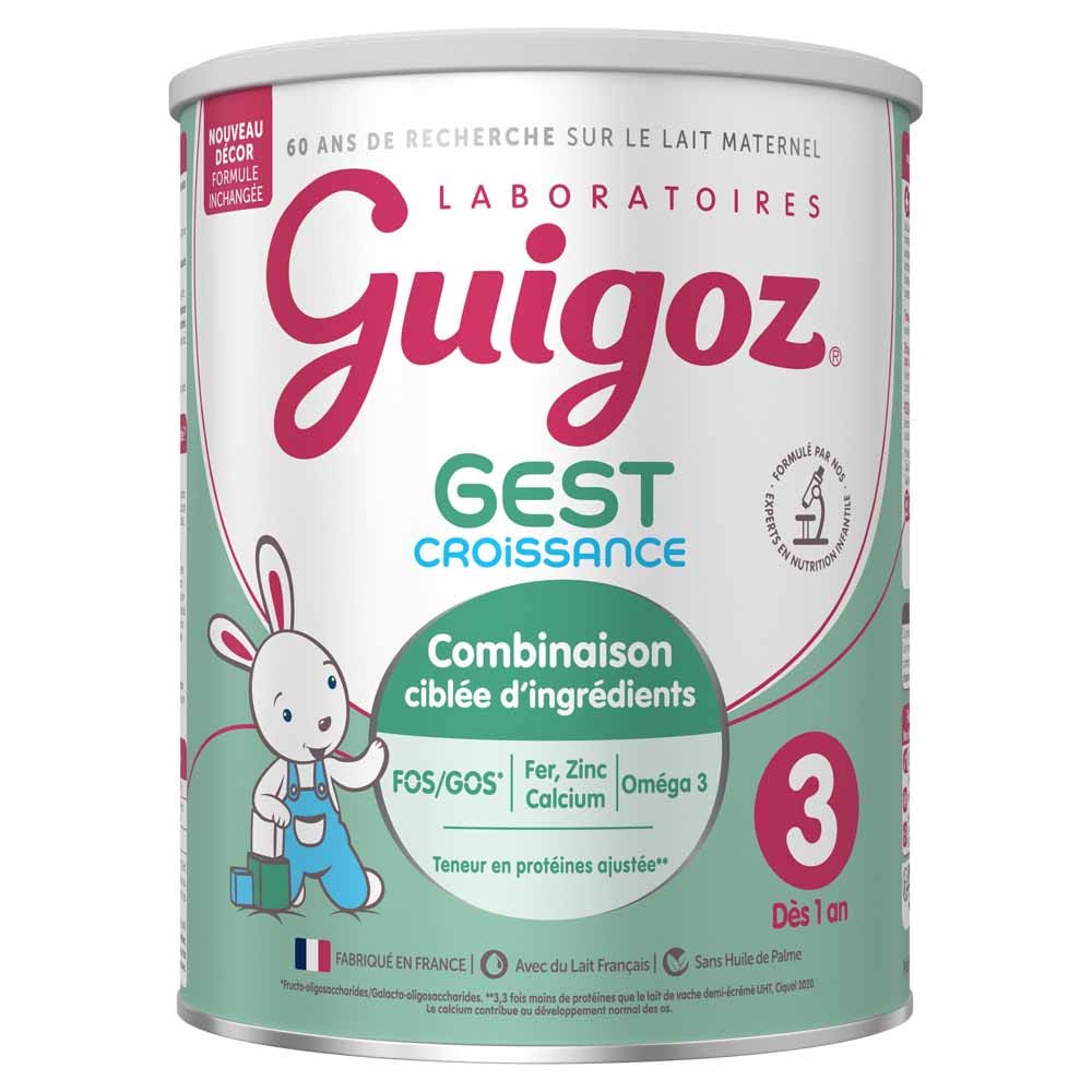 Guigoz Gest Latte in polvere crescita 3 a partire da 1 anno 800 g