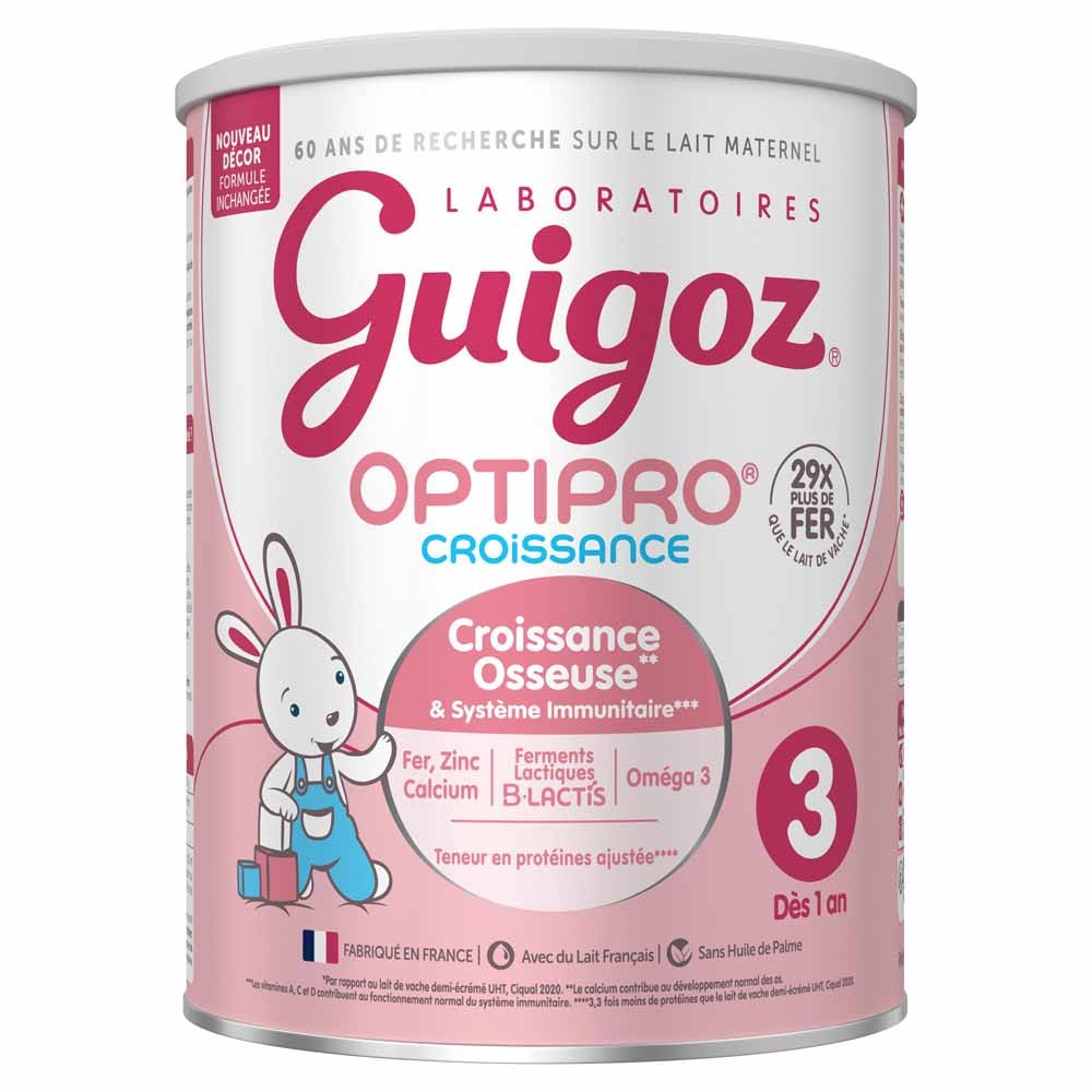 Guigoz Optipro Latte in polvere crescita 3 a partire da 1 anno 780 g