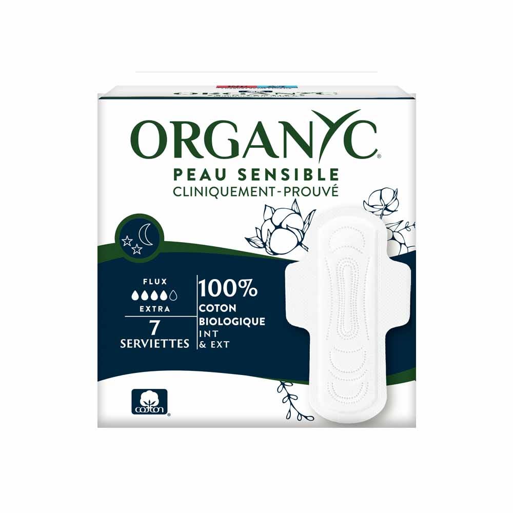 Organyc Asciugamani Flux Extra Night In cotone biologico x7