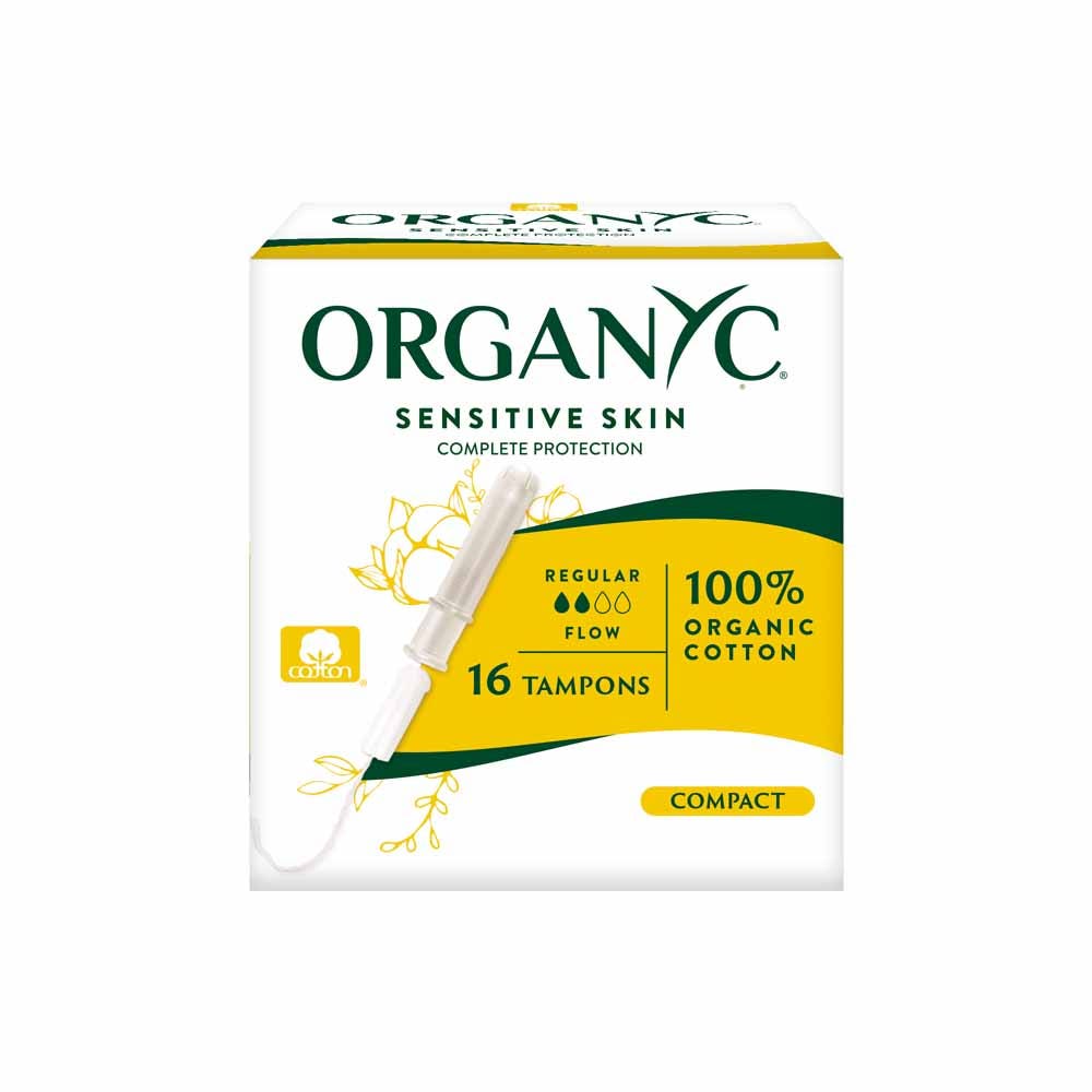 Organyc 100% Cotone Organico Applicatore Pad Normale x16