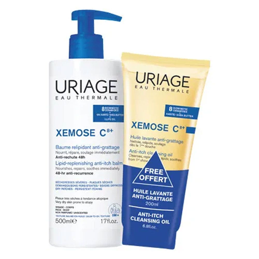 Uriage Xémose C8+ Balsamo relipidante anti-grattamento e per pelli atopiche con secchezza severa