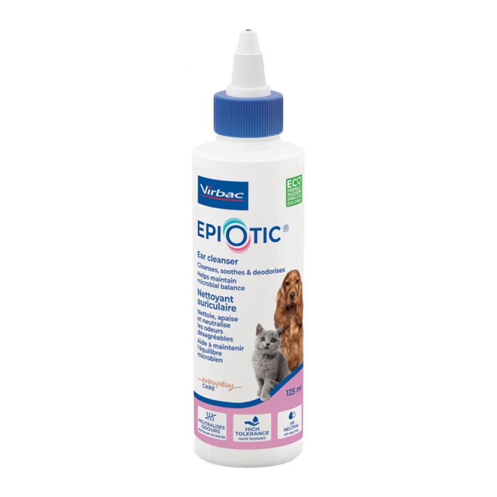 Virbac Epiotic Igiene delle orecchie Cane e Gatto 125ml