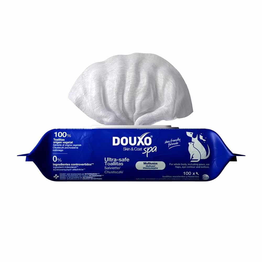 Douxo SPA Salviettine multiuso per cani e gatti 100 unità