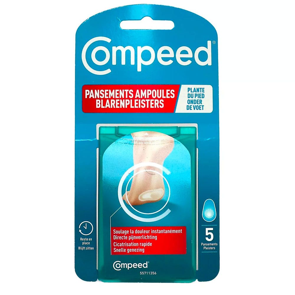 Compeed Cerotti per vesciche pianta del piede 5 unità