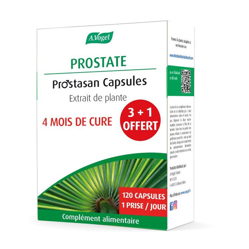 A.Vogel France Cura di 4 mesi Prostasan 120 capsule