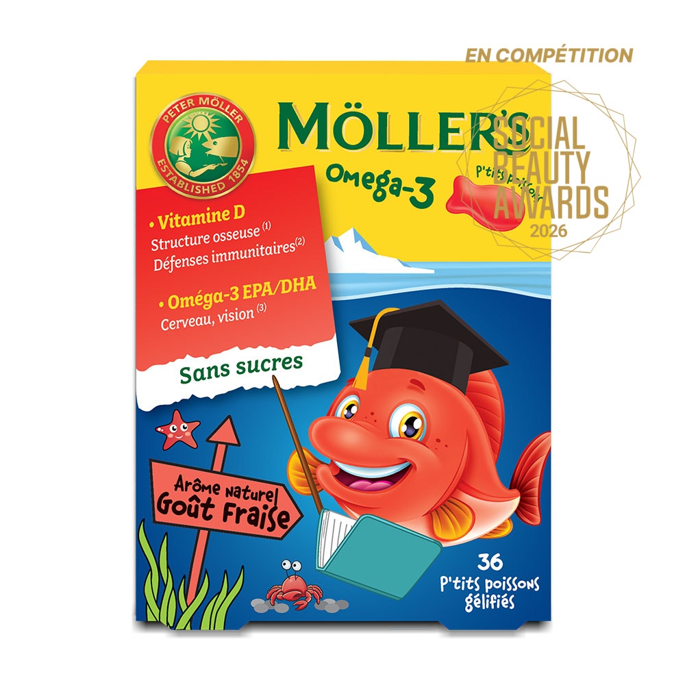 Moller'S Oméga-3 piccoli pesci 36 caramelle gommose