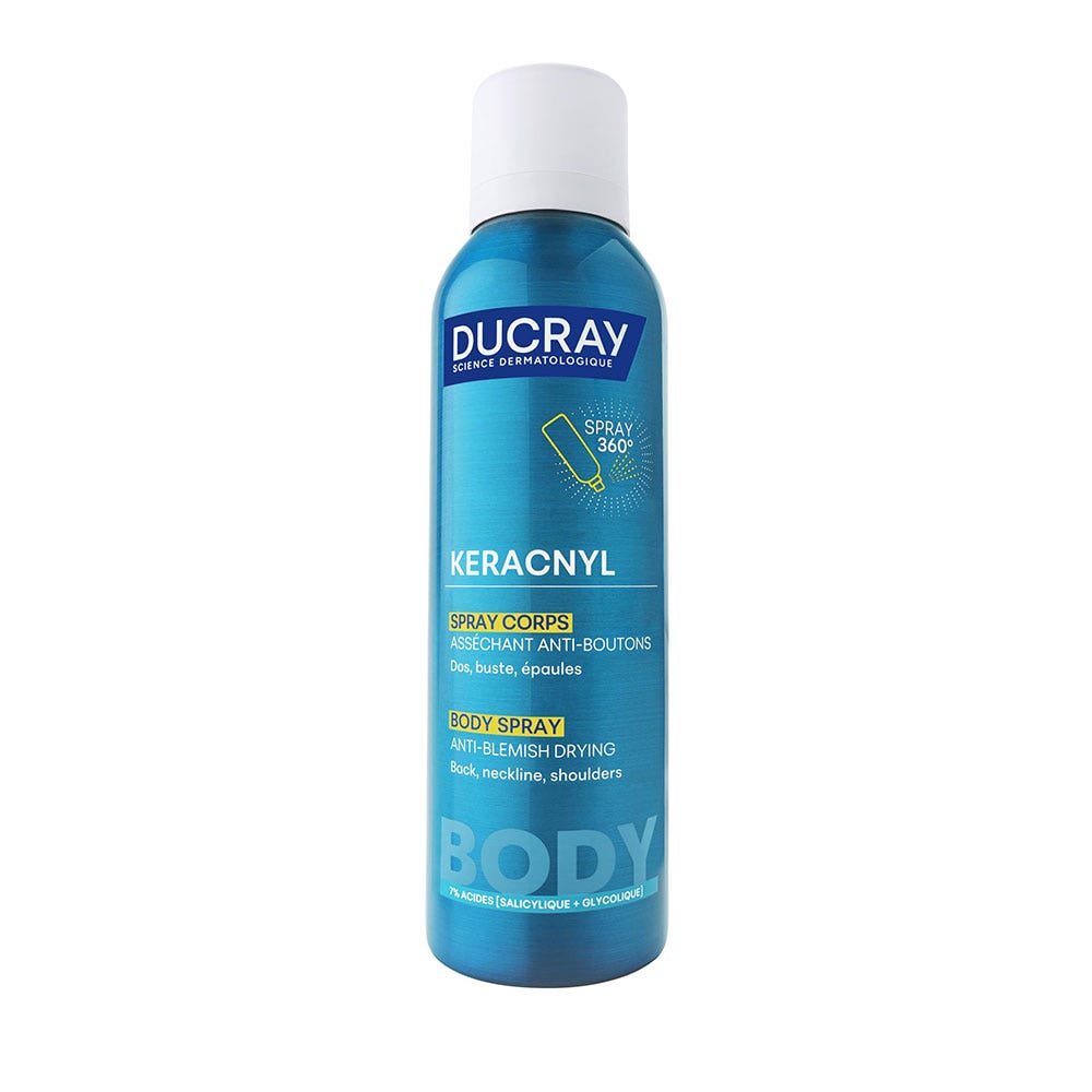 Ducray Keracnyl Spray corpo asciugante anti-imperfezioni 150 ml