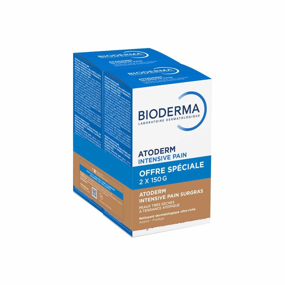 Bioderma Atoderm Barretta detergente intensiva Pelli secche 2x150g