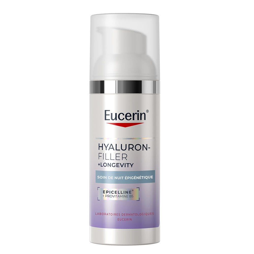 Eucerin Hyaluron-Filler Trattamento notturno epigenetico Longevity 50 ml