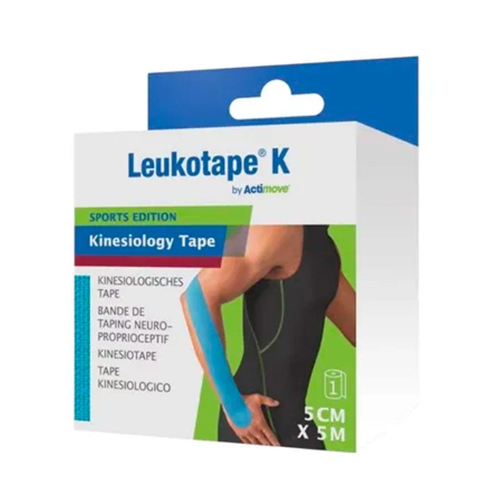 Actimove Leukotape® Benda adesiva elastica 5 m x 5 cm bleu cielo 1 unità