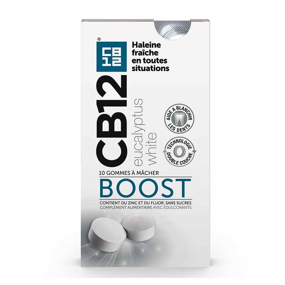 Cb12 Gomme da masticare alito fresco e effetto sbiancante 10 unità