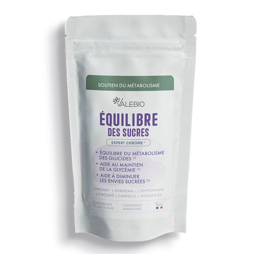 Valebio Equilibre degli zuccheri bustine da 60 capsule