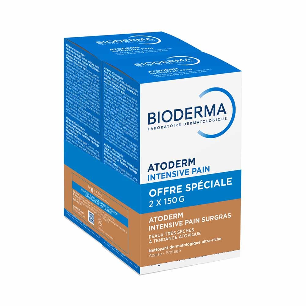 Bioderma Atoderm Barretta detergente intensiva Pelli secche 2x150g