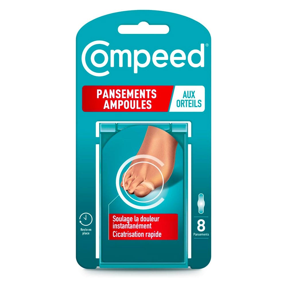 Compeed Cerotti per vesciche alle dita dei piedi 8 x