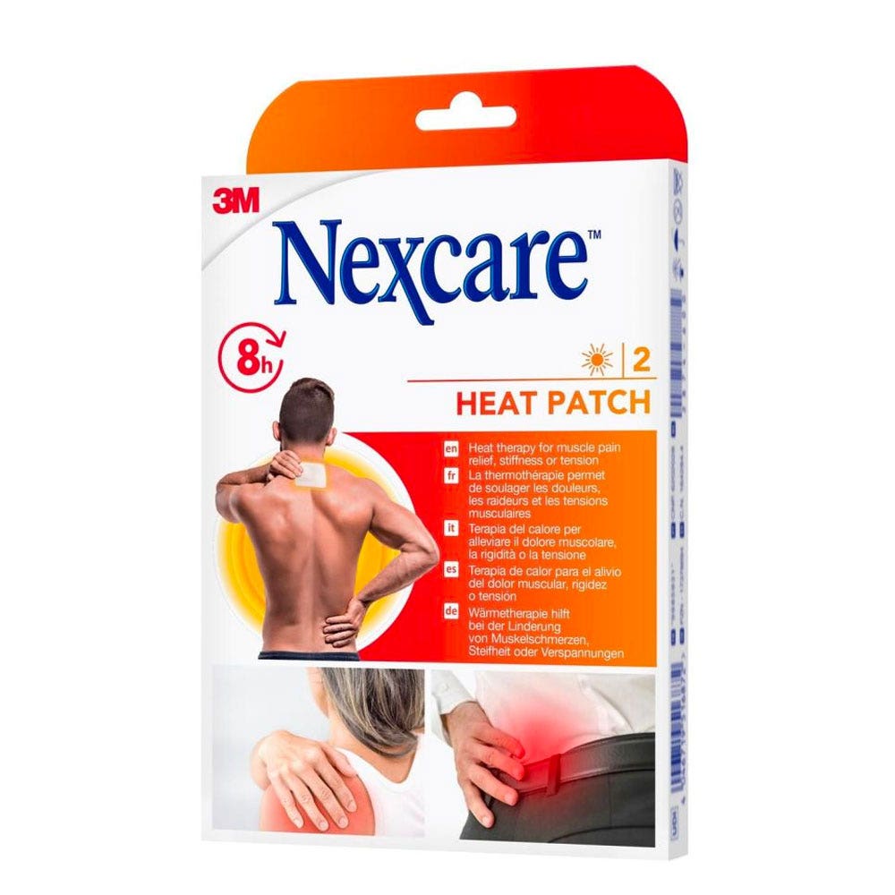 Nexcare Patch termici riscaldanti schiena collo spalle 2 x