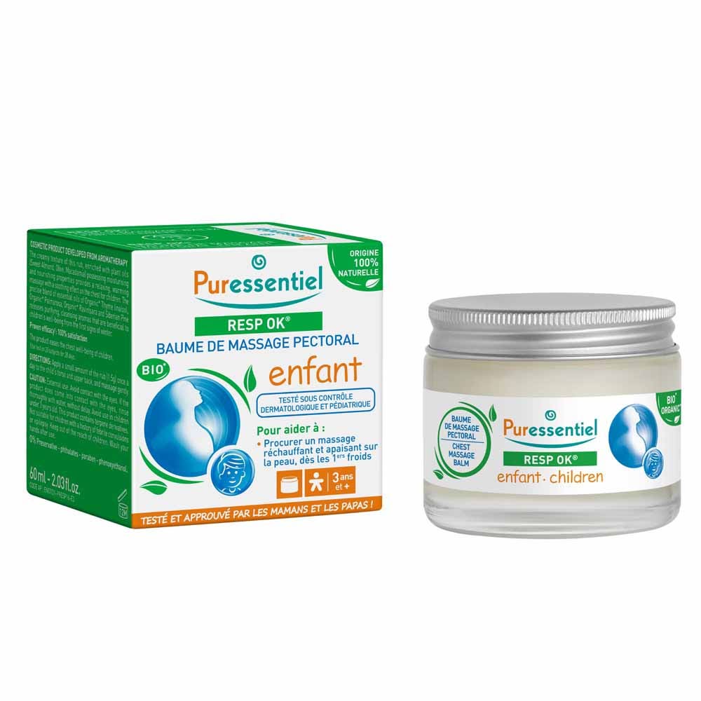Puressentiel Resp Ok® Balsamo massaggio pettorale bambino 60 ml