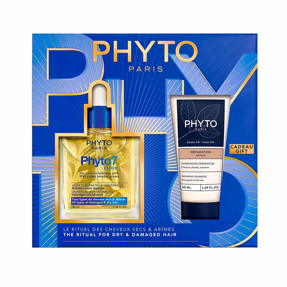 Phyto Paris Phyto7 Cofanetto Phyto 7 elisir shampoo riparazione