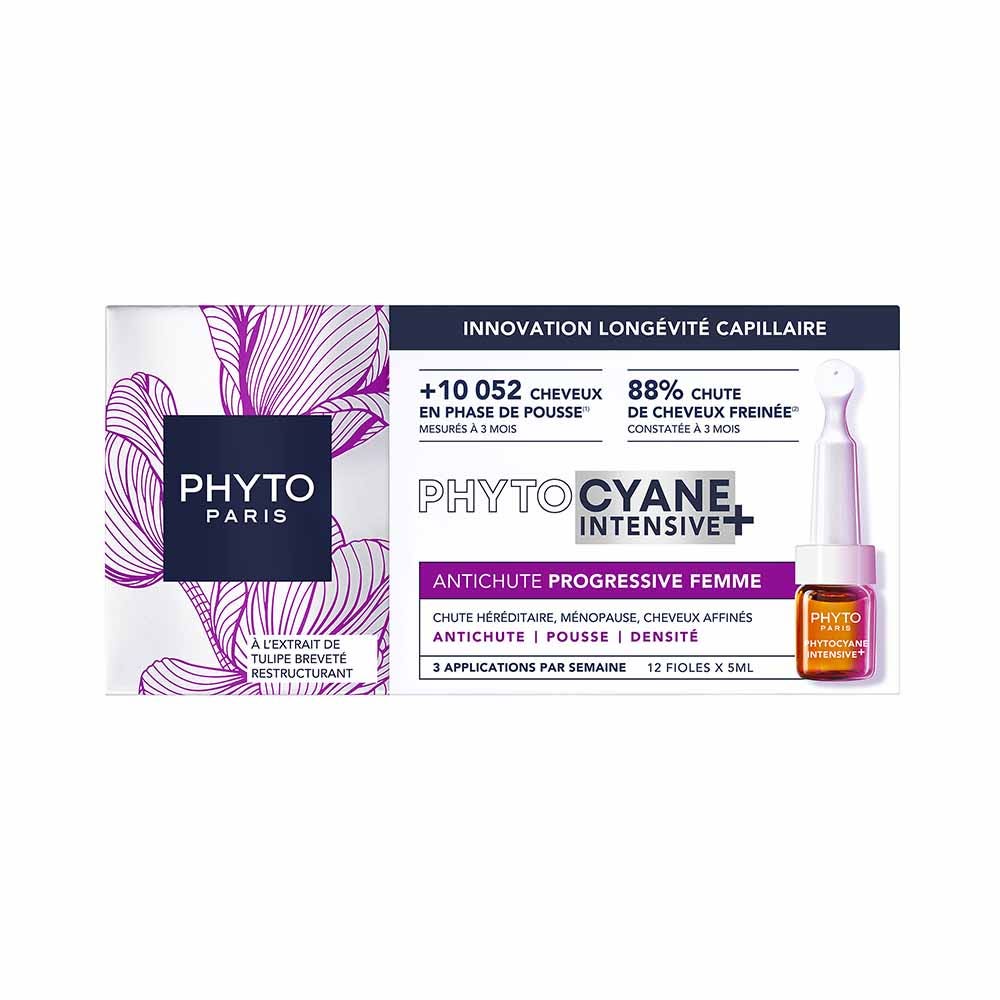 Phyto Paris Phytocyne Phytocyane Intensive+ anti-caduta progressiva donna 12 fiale