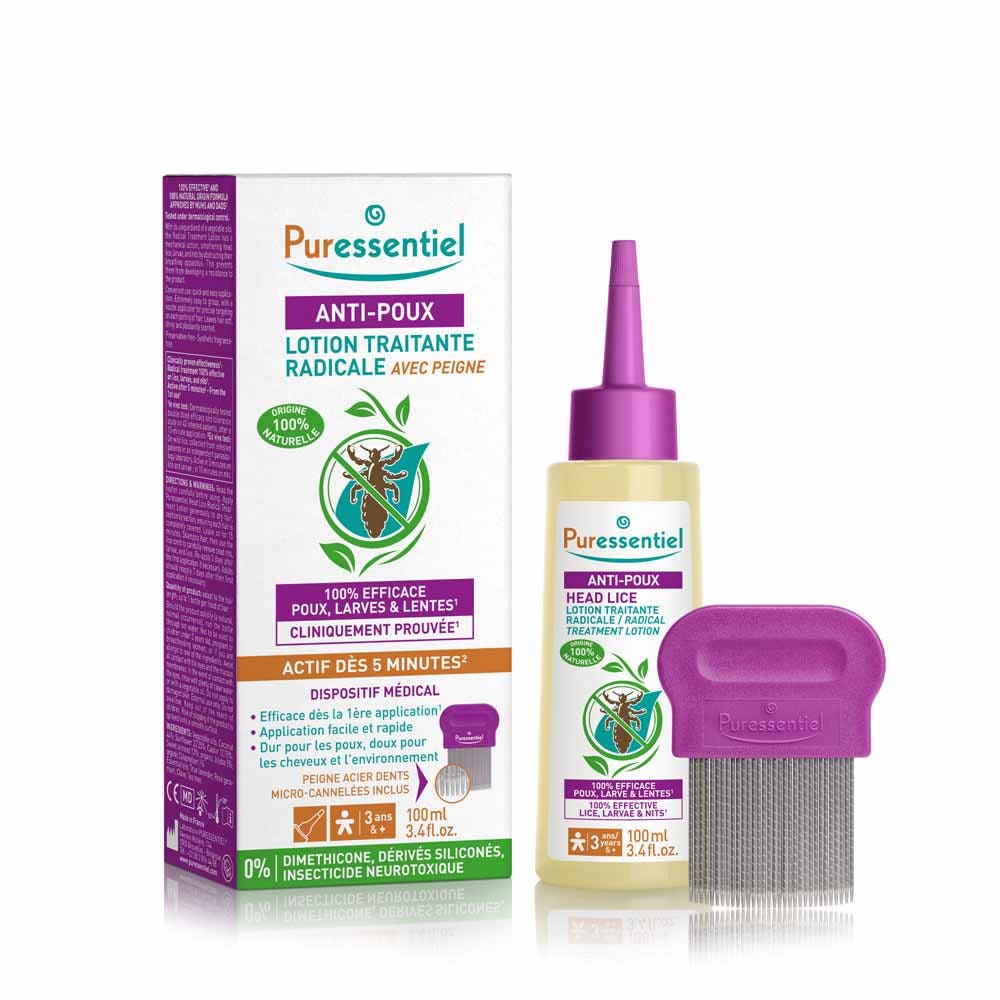 Puressentiel Anti-pidocchi Lozione Anti-Pidocchi + Pettine 100ml