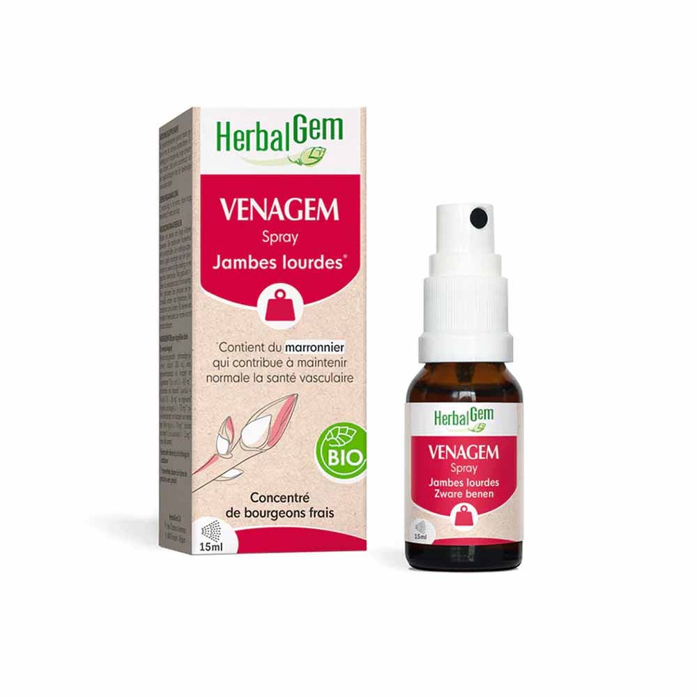 Herbalgem Spray Venagem gambe pesanti Bio Complesso di Gemmoterapia concentrata 15 ml