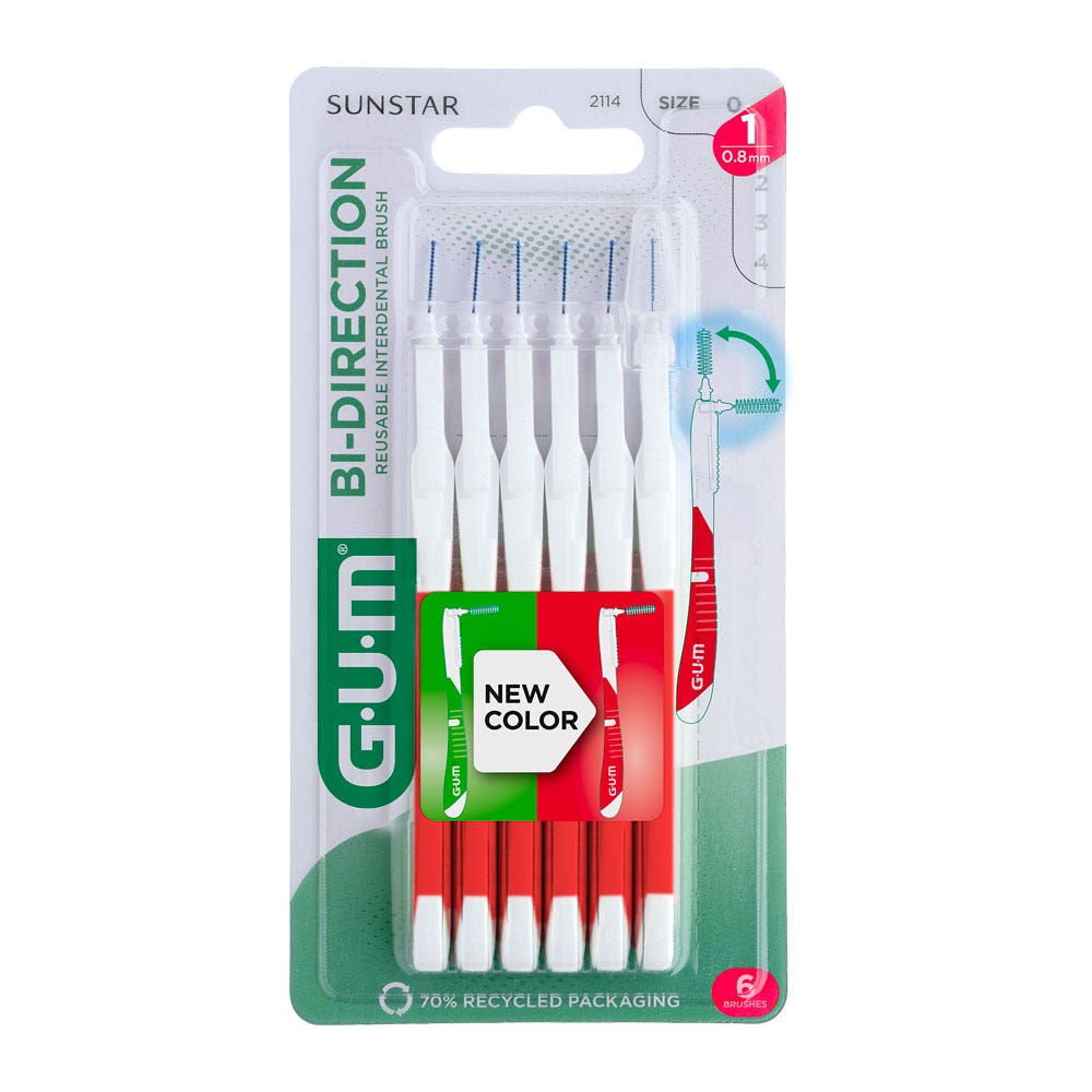 Gum Proxabrush Scovolini interdentali 0,8 mm 6 unità