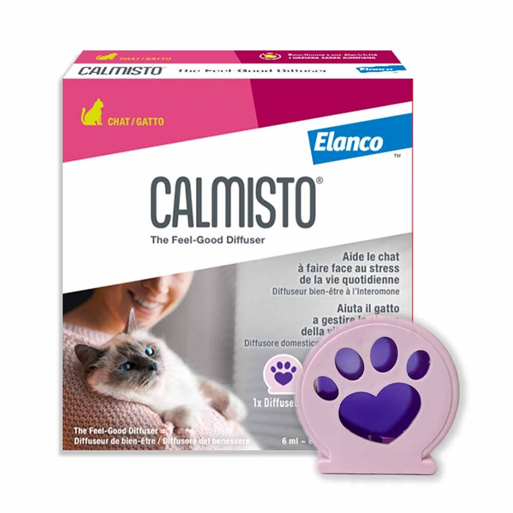 Calmisto Gatto diffusore antistress con 1 ricarica da 6 ml