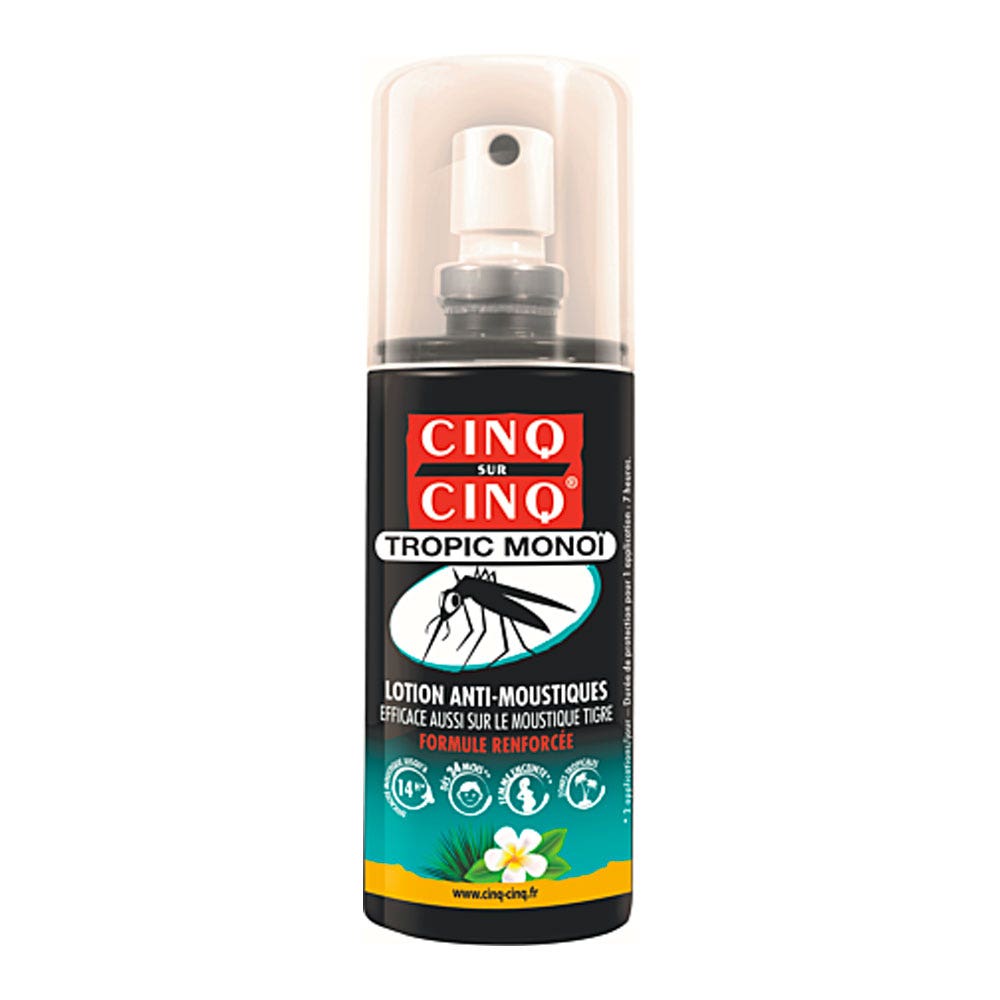 Cinq Sur Cinq Tropic lozione anti-zanzare Monoï 75 ml