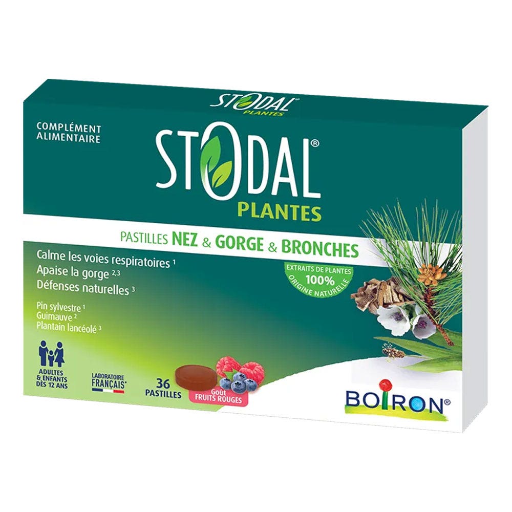 Boiron Pastiglie Stodal Plantes gusto frutti di bosco 36 pastiglie