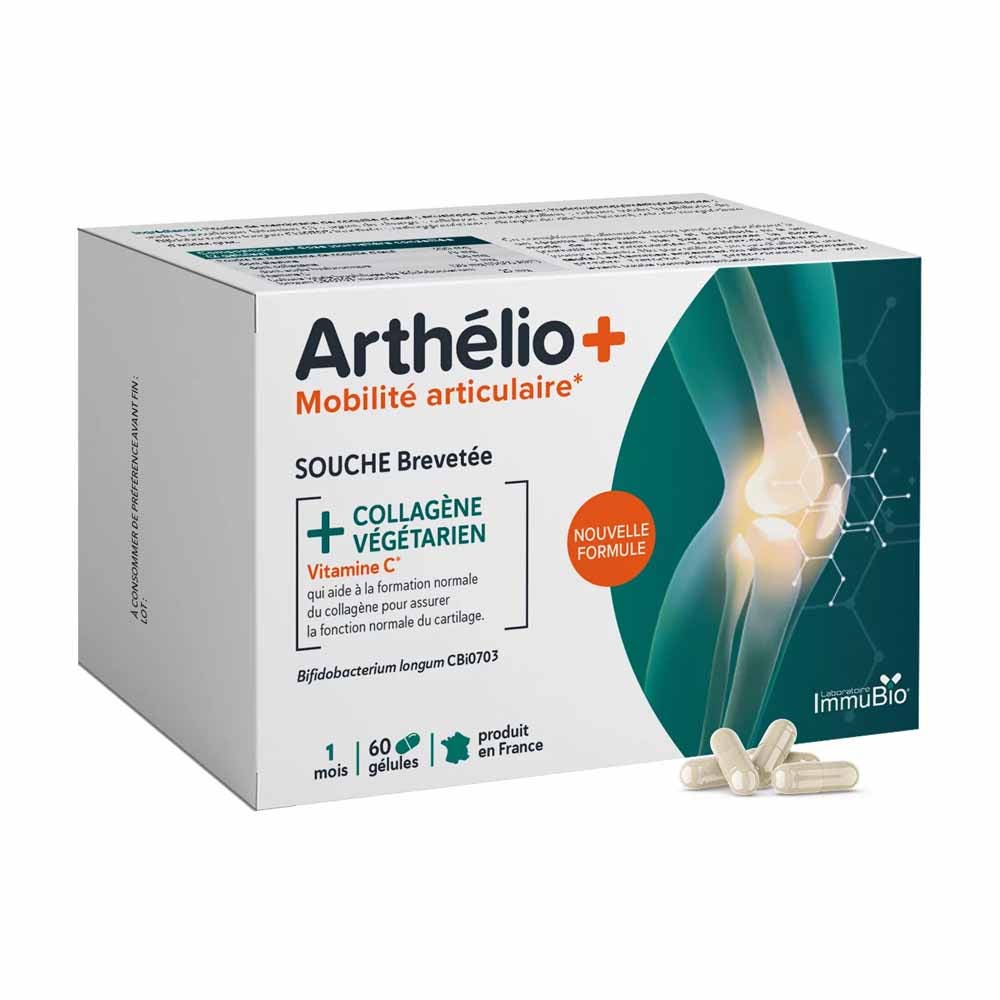 Laboratoire Immubio Arthelio+ collagene 60 capsule