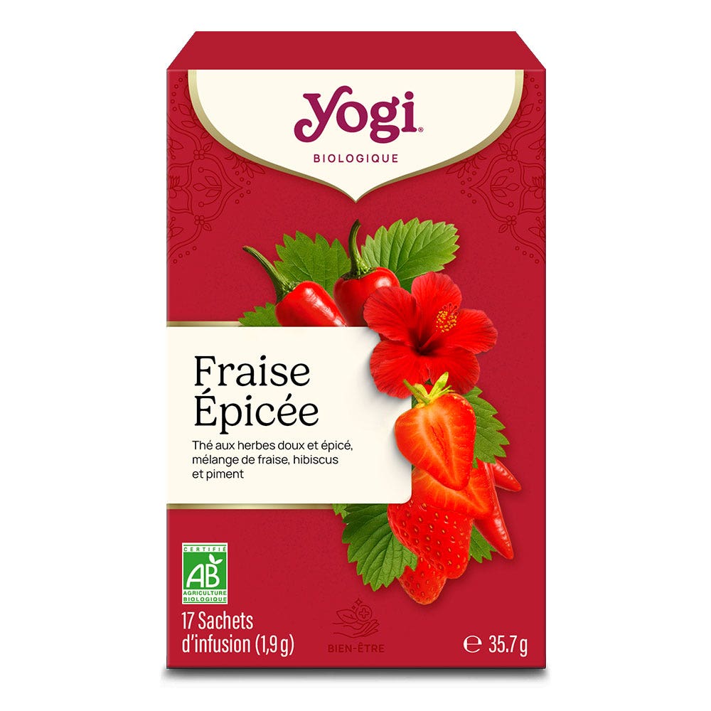 Yogi Tea Fragola speziata 17 bustine
