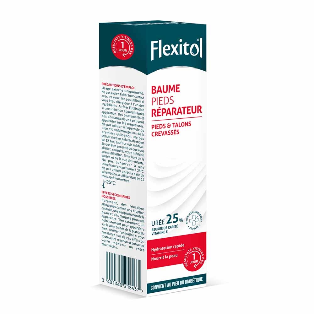 Flexitol Balsamo riparatore per i piedi e talloni screpolati 25% di urea 112g