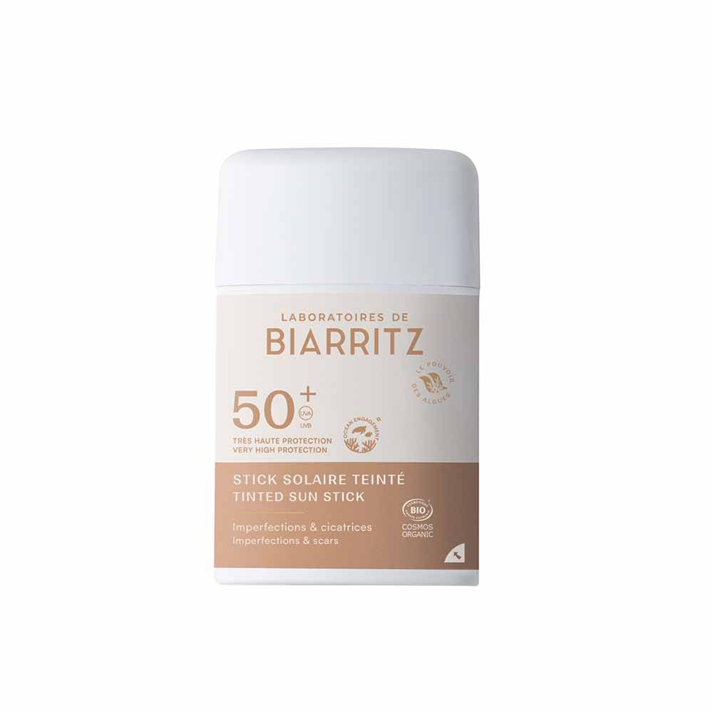 Laboratoires De Biarritz Prodotti solari Stick tintato SPF50+ bio imperfezioni e cicatrici 9 g