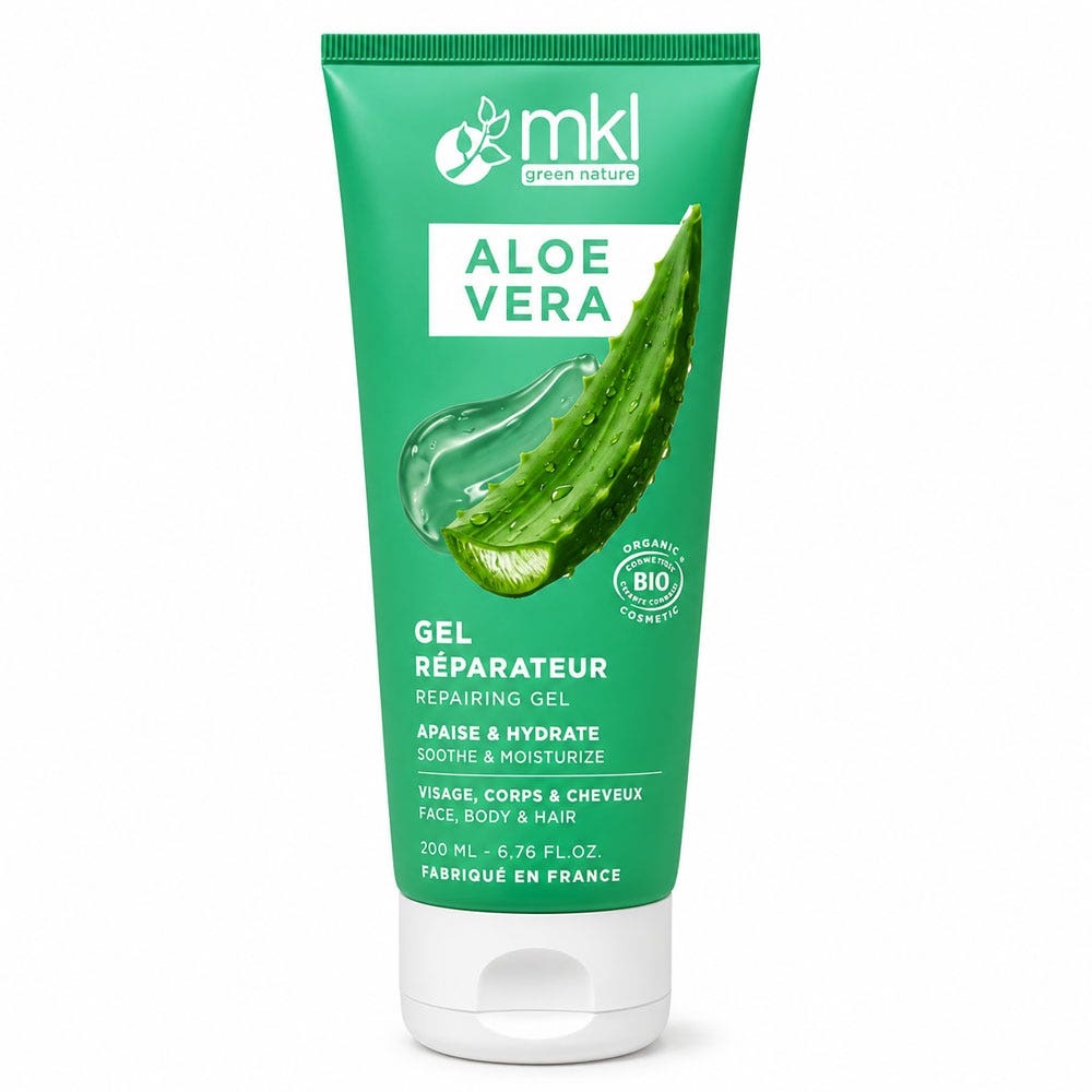 Mkl Gel riparatore corpo all'aloe vera bio 200 ml