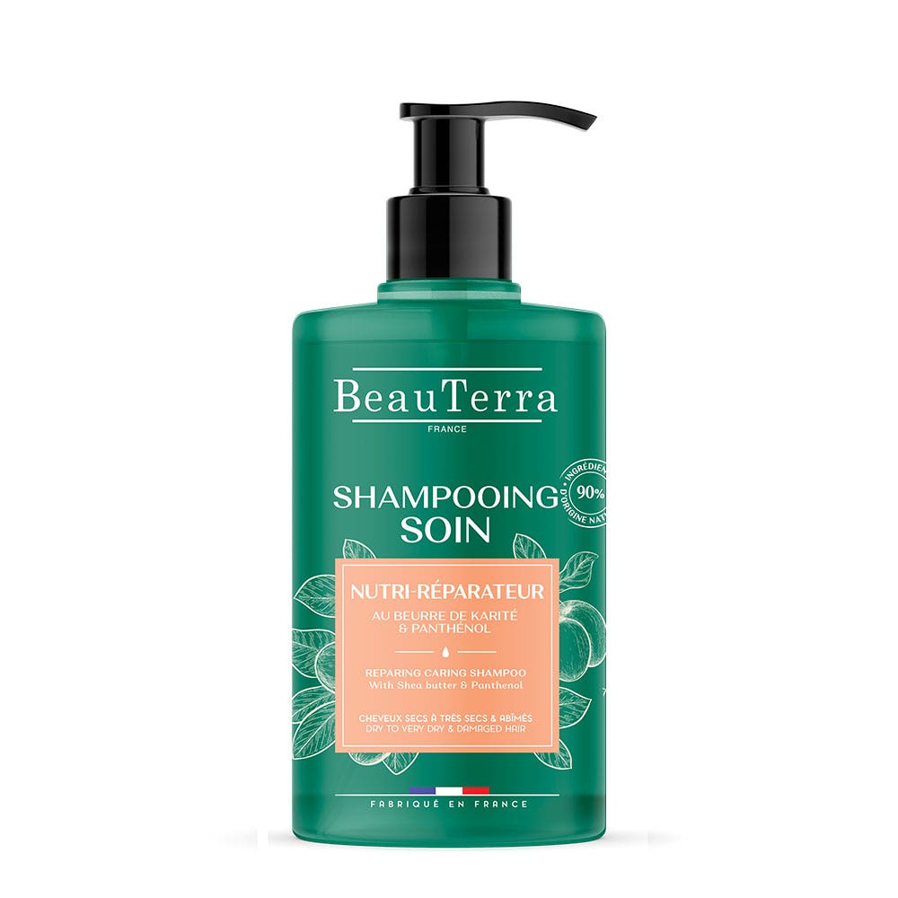 Beauterra Shampoo riparatore per capelli normali o secchi 750 ml