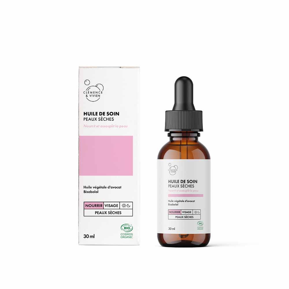 Clemence&Vivien Olio trattante riequilibrante per pelli secche 30ml
