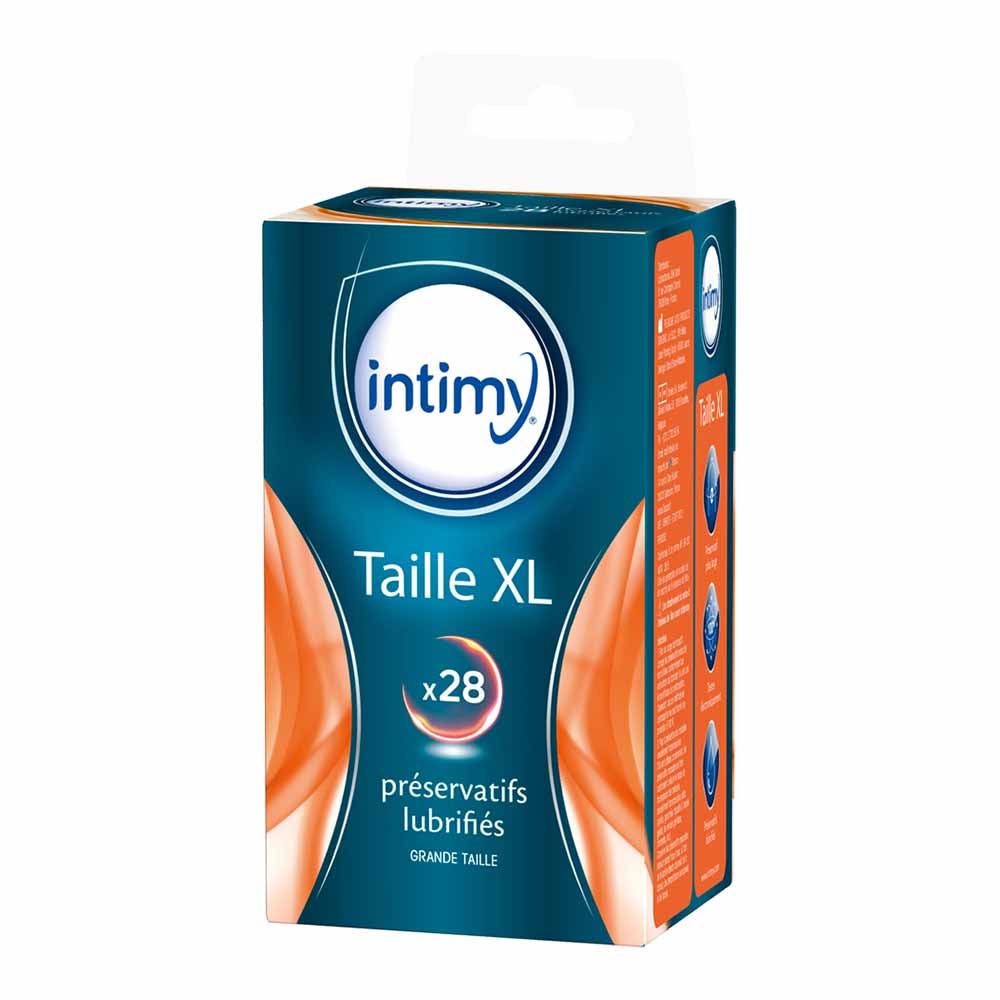 Intimy Preservativi lubrificati taglia XL x28